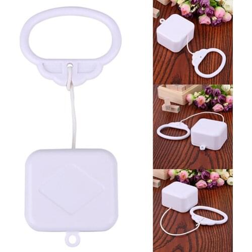 60% Hot Sale Pull String Clockwork Cord Music Box Baby Infant Rattle Bed Bell DIY Plush Toy Baby Rattles