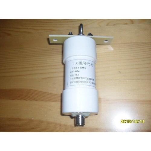 1:6 1-56MHz Ratio 500W Balun for HF Amateur Radio Dipole Shortwave Antennas Short wave