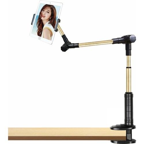 Folding Long flexible Arm Tablet Holder Phone Stand For Ipad Samsung Kindle support 12.9 inch Lazy Bed Tablet Mount Bracket