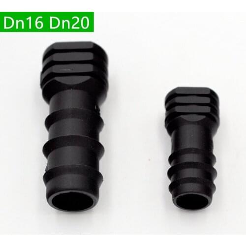 Dn16 Dn20 Barb End Line Barbed Stop End Plug Hose Plastic Water Hose Mender For Micro Irrigation Metric Fittings For Tube Z110