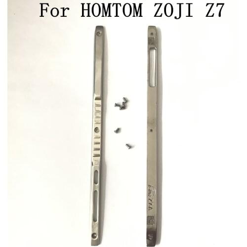 HOMTOM ZOJI Z7 Used Front Frame Right Left Metal Frame Side Trimming +Screws For HOMTOM ZOJI Z7 Repair Fixing Part Replacement