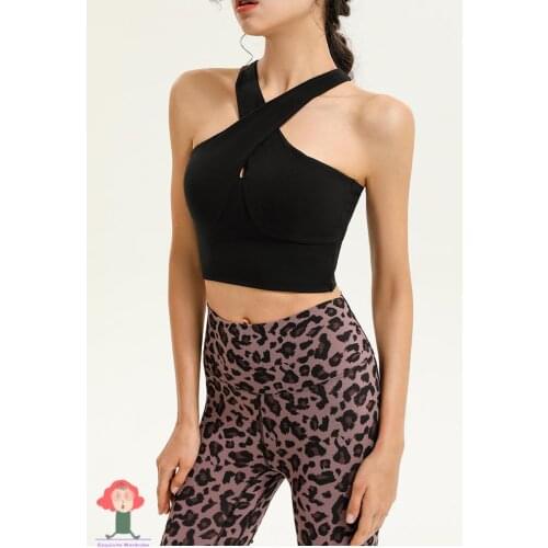 Corset Sports Underwear Womens Running Yoga Vest Steel Ring Gathered Fitness Suit Cross Back Shockproof Bra Corset gorset ремни