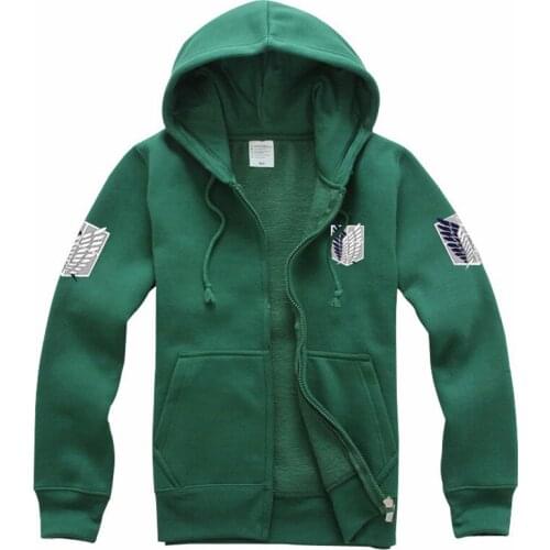 Cosplay Costume Clothing Anime Attacking Giant Clothes Cosplay Costume Adult Sweater Hooded Hooded Jacket Wholesale
