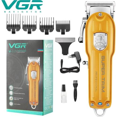 Ourwork electric hair clipper metal electric hair clipper oil head professional high power hair clipper v-117