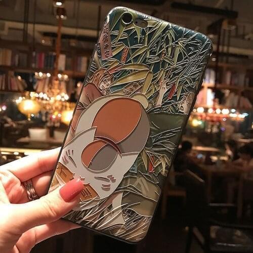 Soft TPU Matte Phone Case For Xiaomi Redmi Note 7 8 9 Pro 8T 7A 8A Mi 10 9 8 Lite 9T CC9 CC9e Japan 3D Emboss Back Cover