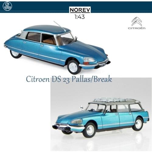 NEW Norev 1/43 Scale Model CITROËN DS23 BREAK 1974 CITROËN DS21 Pallas Diecast kit for collection gift
