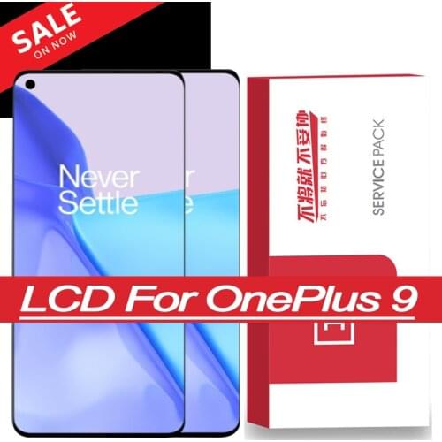 Original 6.55" Fluid AMOLED For OnePlus 9 LCD Display Touch Screen Digitizer Assembly For One Plus 9 1+9 LE2113 LE2111 LE2110