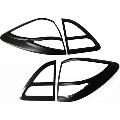 Fit for Mazda Bt50 2012-2020 ABS Car Accessories Chrome headlight Tail Lights Cover