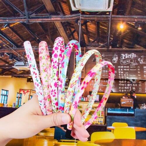 New Selling Sweet Cartoon Polka Dot Flowers Children Cute Princess Hairband Headband for Women Girls Accessories Headwear