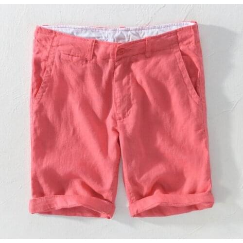 Thin Summer New fashion Men linen beach shorts male Trousers Cotton Fitness Short Jogger Casual Men Ventilation Shorts 29-38