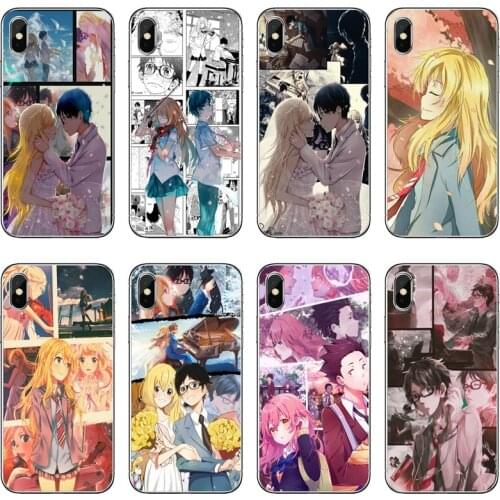 Your Lie in April Anime Silicone Phone Case For Xiaomi Mi 11 Note 10 10T 9 9T 8 Pro A2 Lite A3 A1 Poco F1 F2 M3 X3 NFC