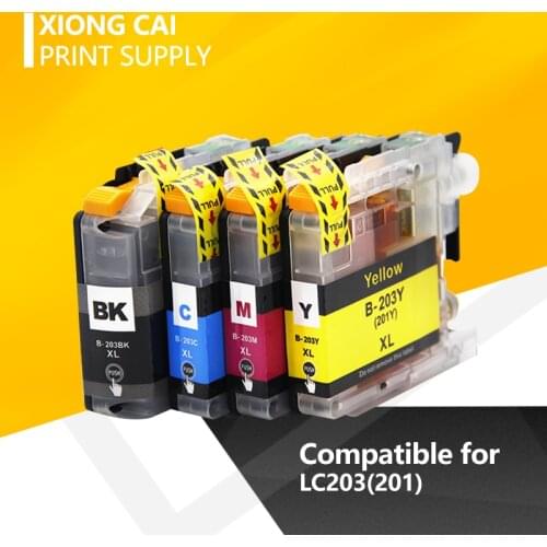 Compatible for LC203XL LC201XL LC203 LC201 ink cartridge for brother MFC-J4320DW/J4420DW/J4620DW /J5520DW/J5620DW/J5720DW/J680DW