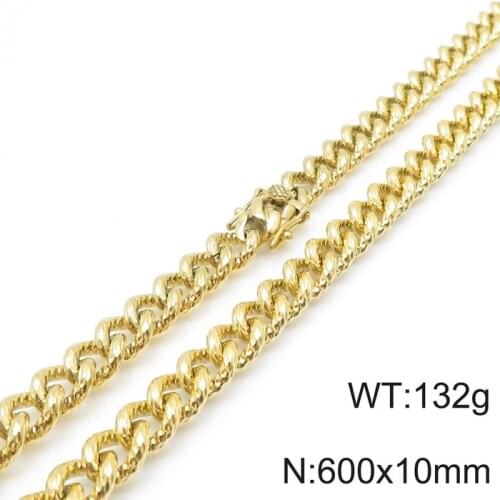 60cm Long 3 Colors Stainless Steel Jewelry Chain Necklace For Fashion Gift High-quality Free Shipping NBJZCBFF