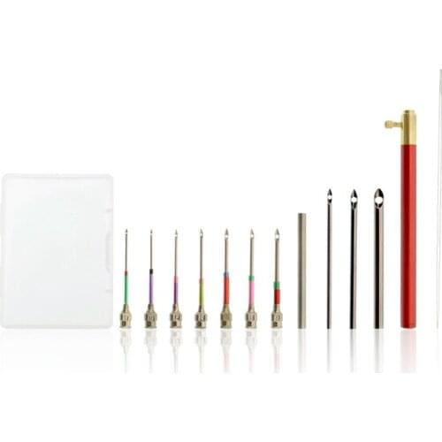 1 Set Embroidery Stitching Punch Needles Felting Punch Needles Embroidery Poking Cross Stitch Tools Crochet S55