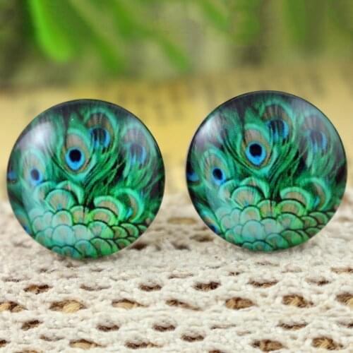 2021 Popular Handmade Accessories Hot Sale 10pcs 20mm Handmade Photo Glass Cabochons (H3-11)
