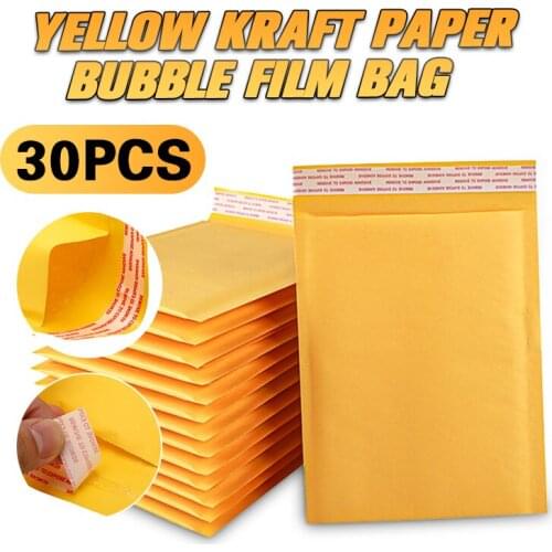 30/50 Pieces Of Different Specifications Kraft Paper Bubble Envelope Bags Mailers Padded Shipping Envelope Bubble Mailing Bag