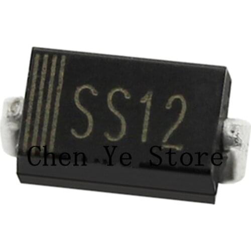 500PCS SS12 SS14 SS16 SS24 SS26 SS28 SMA 1N5819 1A 20V 40V DO-214AC SMD Schottky Diode SB240 SB260 SR160 1N5817 IN5819 IN5817