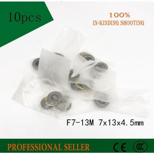 Free shipping (10pcs) Axial Ball Thrust Bearings F7-13M 7*13*4.5 mm Plane thrust ball bearing