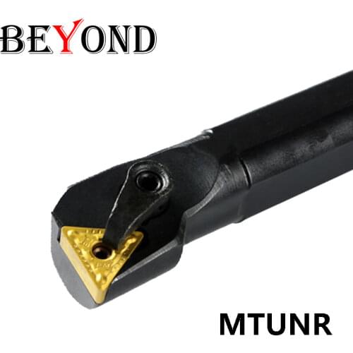 BEYOND MTUNR S20R-MTUNR16 S25S-MTUNR16 16mm Lathe Turning Tool Holder Internal cutting 25mm MTUNL Carbide inserts CNC Boring Bar