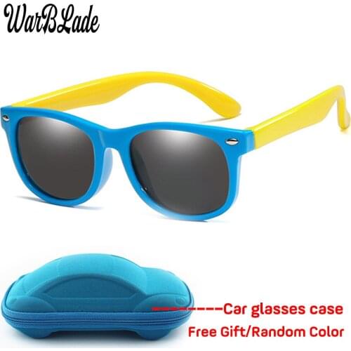 Kids Polarized Sunglasses TR90 Flexible Frame Sun Glasses UV400 Baby Children Boy Girls Infant Eyewear Accessories With Case