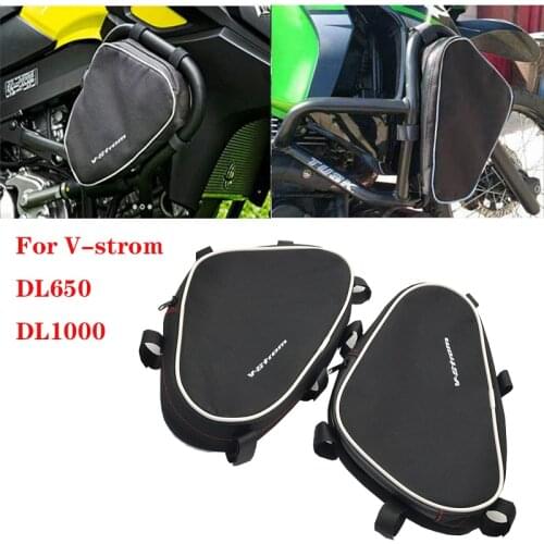 For Suzuki V-Strom DL650 DL1000 For Givi For Kappa Motorcycle Repair Tool Placement Bag Bumper Frame Package Toolbox Vstrom 650