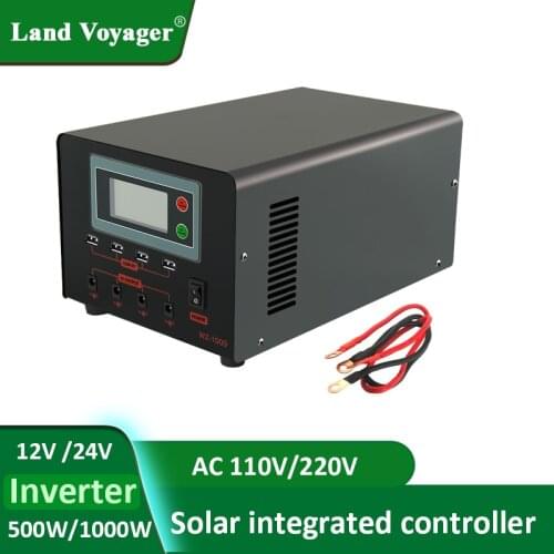 Pure Sine Wave Inverter DC 12V LiFePO4 battery To AC 220V 1000W Voltage Transformer Power Converter Solar Inverter