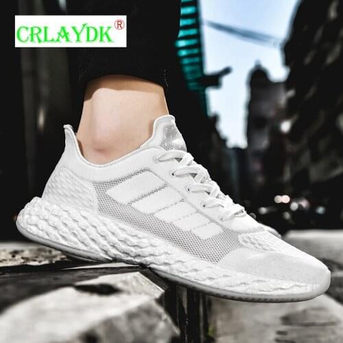 CRLAYDK New Mens Fashion Running Sneakers Breathable Flats Comfortable Non Slip Shoes Lightweight Tennis Casual Sports Tennis