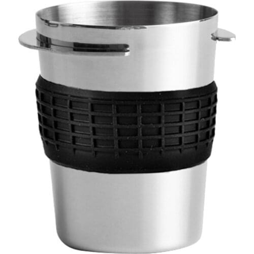 Stainless Steel Coffee Dosing Cup Powder Feeder Part for 51-53mm Espresso Machine Dosing Cup