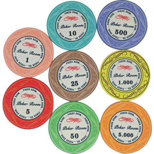 Best Quality More Color 39mm Rounders Poker Chips with 10g Ceramic Chip for Casino Cash Game