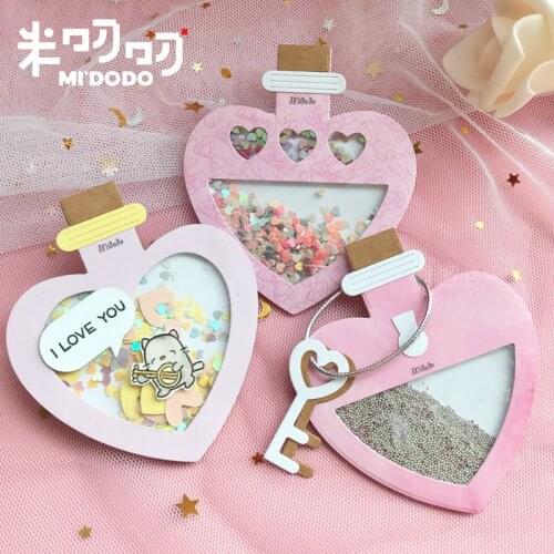Heart Perfume Shaker Metal Cutting Dies for DIY Scrapbooking Paper Cards Making Decorative Crafts Midodo 2019 New Die Cut