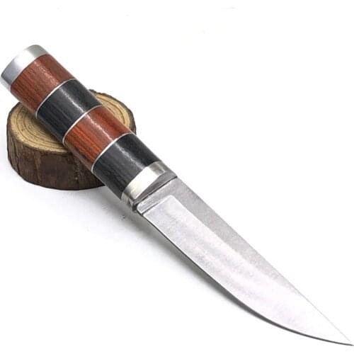 Small Fixed Blade Hunting Knife Straight Knife Outdoor Camping Tactical Survival Knives 3CR13 Blade Pocket EDC Multi Tool