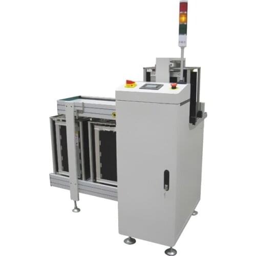 Full automatic PCB magazine loader for SMT reflow soldering production