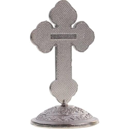 Durable Jesus Figure Statue Crucifix Ornament Christianity Catholic Gift Accessory 9 x 5cm
