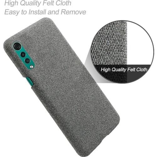 Anti-slip Ultra Thin Fabric Cloth Case For LG Velvet 5G Phone Cover For LG Velvet LM-G910EMW For LG Velvet 5G LM-G900N LM-G900EM