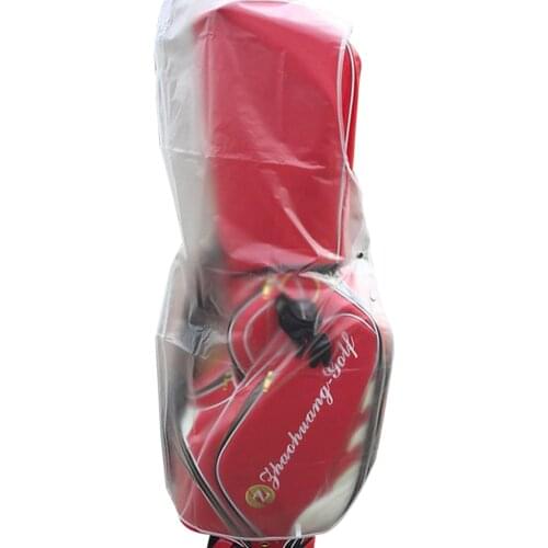PVC Golf Bag Waterproof Dustproof Golf Rain Cover Shield Wear Resistant Transparent Golf Rain Cover Cape Package