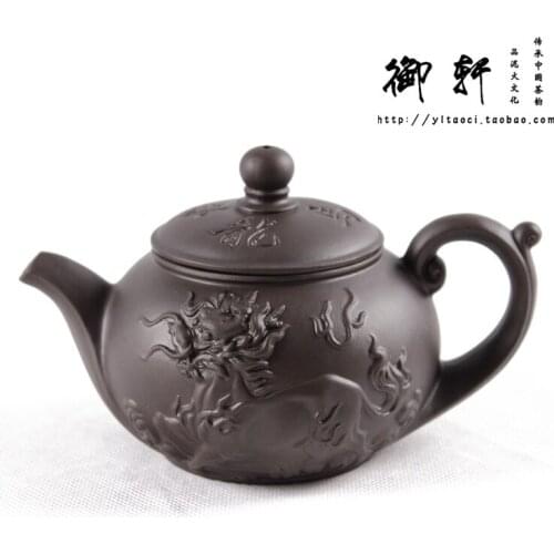 Promotion authentic yixing teapot kung fu tea set Purple clay tea pot handmade kettle 300ml Chinese tea ceremony free shopping
