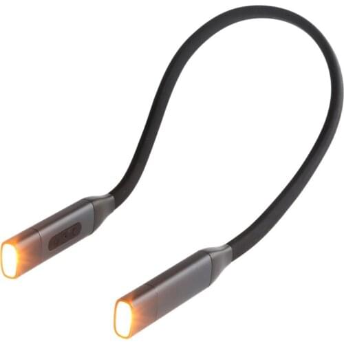 YYDS LED Neck Reading Light 3 Colors Rechargeable Book Light w/ Bendable Arms Long Lasting Perfect for Reading Knitting