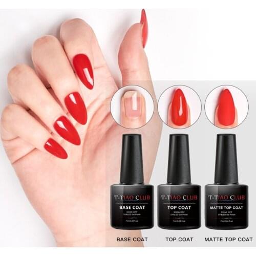 T-TIAO CLUB Transparent Gel Nail Polish