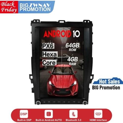 Tesla vertical screen 4G+64GB Android 10.0 Car Multimedia Player GPS For Toyota prado 2002-2010 GPS Navi Radio stereo Head Unit
