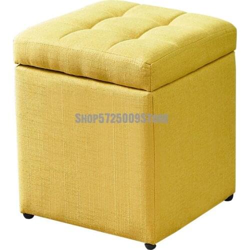 Cloth Art Shoes Changing Storage Stool Storage Cabinet Can Sit At The Door Of Household Shoes Clothing Store Rest Fitting Room S