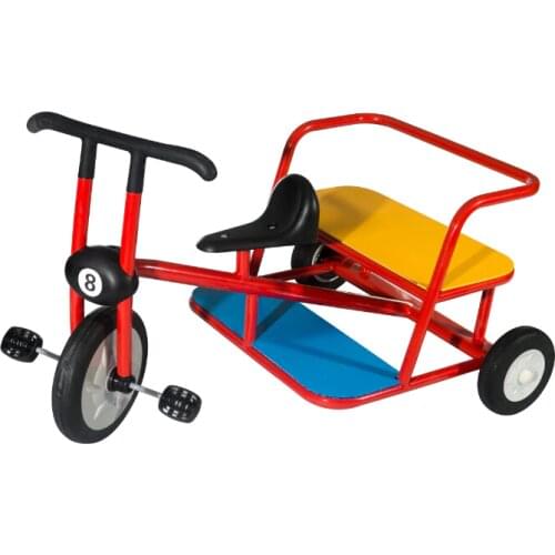 Safety Children Ride On Tricycle/Kids Toys Bicycle/Child Bicycle Three Wheels for Two Kids Golden Factory