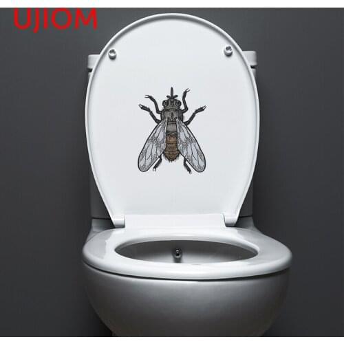 UJIOM Tsetse Fly Insect Moisture Proof Wall Stickers Home Decoration Bedroom Living Room Decals Home Office Kitchen 3D Decor
