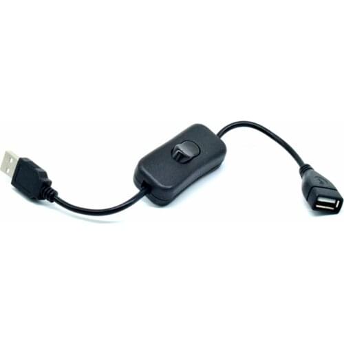 USB2.0 pair bus charging extension cord with switch desk lamp Fan Event Data Recorder Power Cord 2 Core Cord 35CM