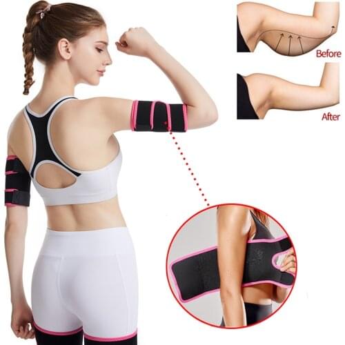 YongheJia Women Arm Trimmers Sauna Sweat Band Effect Arm Slimmer Anti Cellulite Arm Shapers Weight Loss Workout Body Shaper