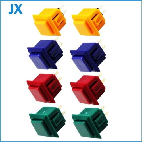 20*20mm Square Casette Push Button with Micro Switch for Arcade Game Machine 20pcs/lot