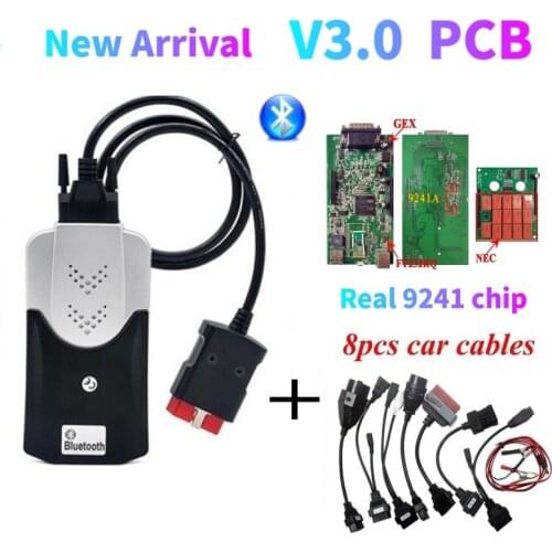 2021 Best V3.0 PCB N-E-C relays real 9241 chip VD DS150E CDP 2017.R3 keygen diagnostic tool for delphis car truck Obd2 Scanner