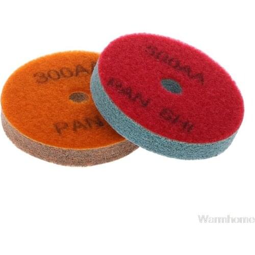 3" Diamond Marble Polishing Pad Sponge Granite Grinding Concrete Floor Abrasive Nylon Fiber Clean Stone Disc S15 20 Dropshipping