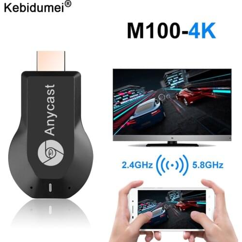 For AnyCast M4 Plus Wireless WiFi Dongle Receiver 1080P Display Media Video Streamer Switch-free TV Stick For DLNA Airplay