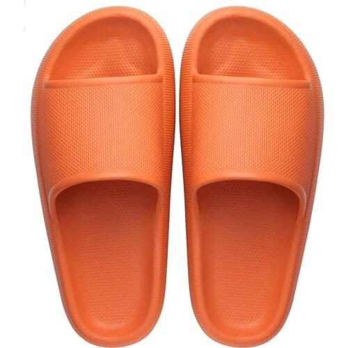 Couples Household Slippers Indoor Silent Quick-Drying Anti-Skid Particles Shoes Thick-soled Sandals Men Home Bathing Flip-flops