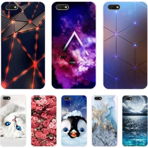 Case For Huawei Y5 lite 2018 PRIME 5.45" inch silicon Phone Cases on Huawei Y5 2018 Back Covers 360 full protective etui coque